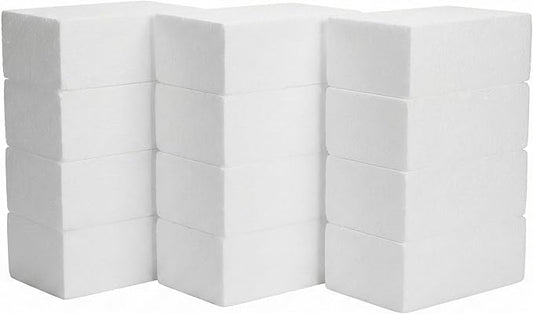 Silverlake 6x4x2 Craft Foam for Styrofoam Block Projects (12-Pack)