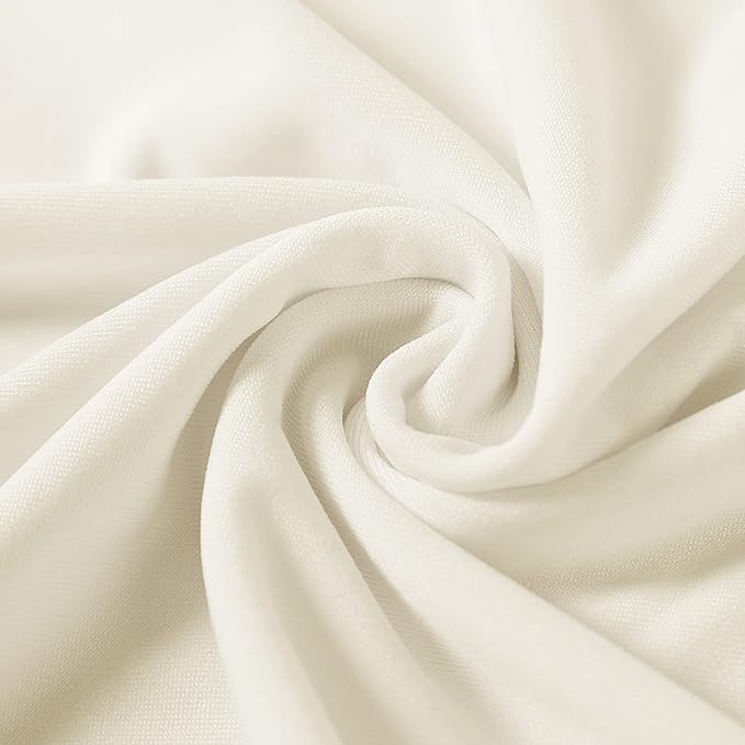 Spandex Chair Cover,25PCS,Chair Covers,Living Room Chair Covers,Removable Chair Cover Washable Protector Stretch Chair Cover for Party, Banquet,Wedding Event,Hotel(Ivory)