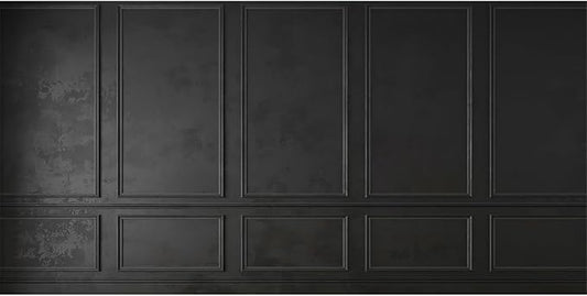 Baocicco 20x10ft Vintage Living Room Wall Backdrop for Photography Classic European Palace Black Wall Photography Background Birthday Party Wedding Graduation Events Photo Studio Video Background