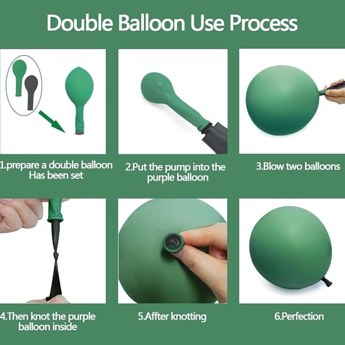 Pastel Green Balloon Garland Kit Different Sizes Double Stuffed Balloons Latex Sage Balloon Jungle Green Arch For Birthday Safari Baby Shower Gender Reveal Bridal Boho Party