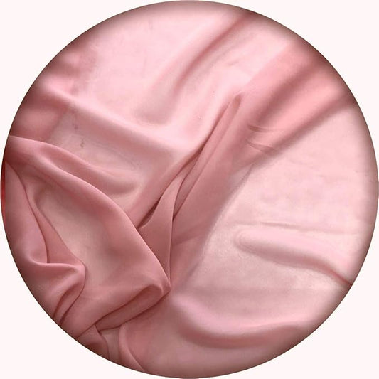 New Star Fabrics Chiffon Fabric, Continuous 60" Wide (30ft) Sheer Material, 100% Soft Polyester, Ideal for Wedding, Party, Event Decor, Draping, and Dresses (Dusty Rose, 20 Yards)