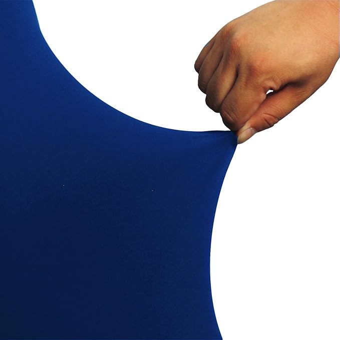 WELMATCH Royal Blue Spandex Folding Chair Covers - 50 PCS Weddding Events Party Decoration Stretch Elastic Chair Covers Good (Royal Blue, 50)