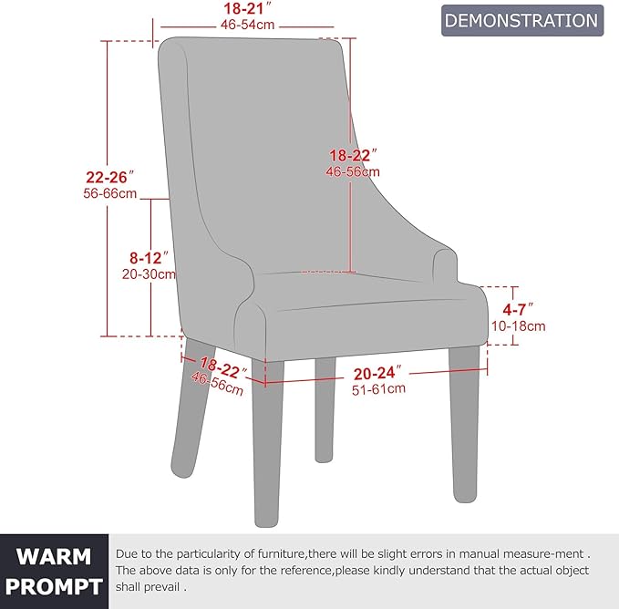 Lellen Velvet Stretch Wingback Chair Cover Slipcover - Reusable Protector Cover for Dining Room Banquet Home Decor etc Machine Washable Hand Washable (Set of 1, Teal)