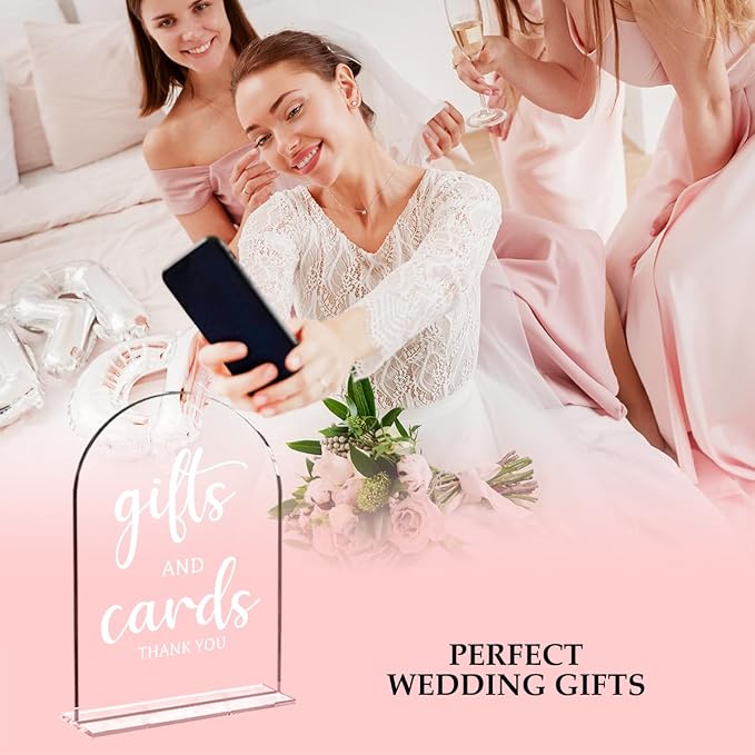 6 Pcs Wedding Sign Decor, Ceremony Sign, Wedding Sign for Reception & Event Party,Bridal Shower Decorations, Wedding Table Sign Accessories for Anniversary and Event 5x7 Inch