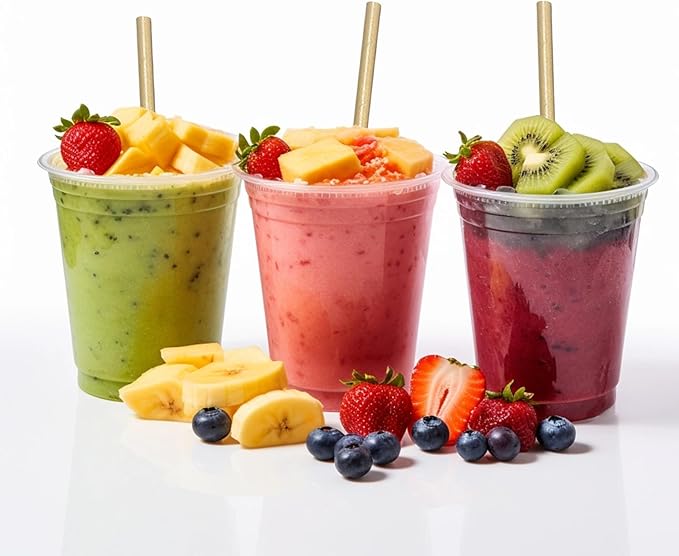 GDMINLO 100 Pack Kraft Paper Straws Biodegradable co-Friendly Drinking Bulk for Party Supplies, Bridal/Baby Shower, Birthday, Mixed Drinks, Weddings, Restaurant, Food Service