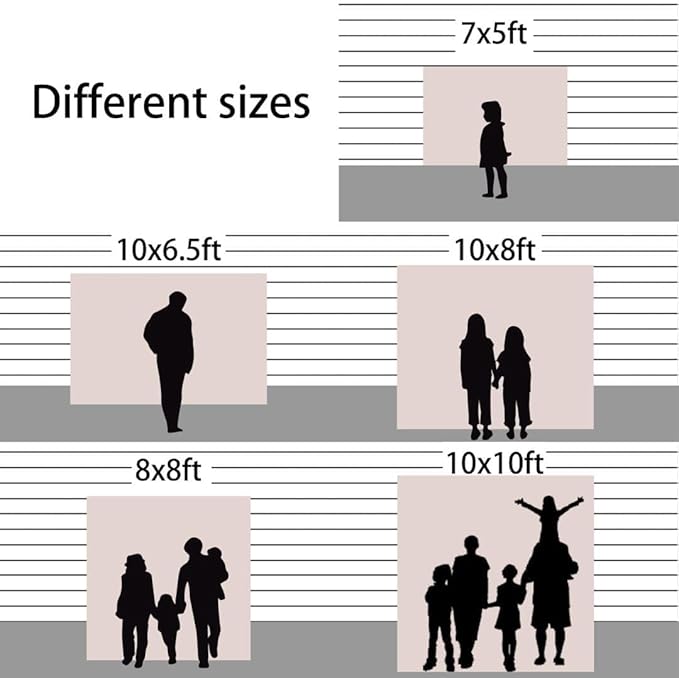 Kate Spring Backdrops Boho Outdoor Photography Backdrop Wedding Photo Booth, 10x10ft