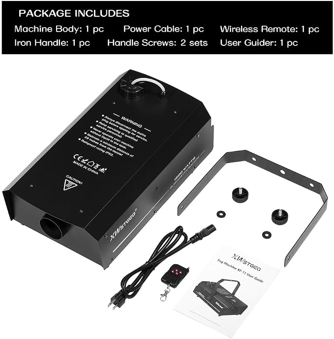 Smoke Machine 1500W with DMX, Wireless Remote, and Timer – Professional Outdoor Waterproof Fog Machine for Stage DJs, Halloween, Parties, Concerts, and Events