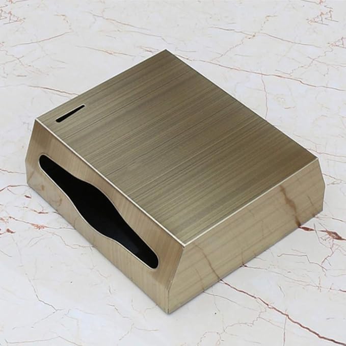 gotonovo Antique Brass Bronze Dual Dispensing Paper Towel Holder Toilet Paper Dispenser Stainless Steel Wall Mount Bathroom Vintage Luxury Restroom Trifold Hand Tissue Napkin
