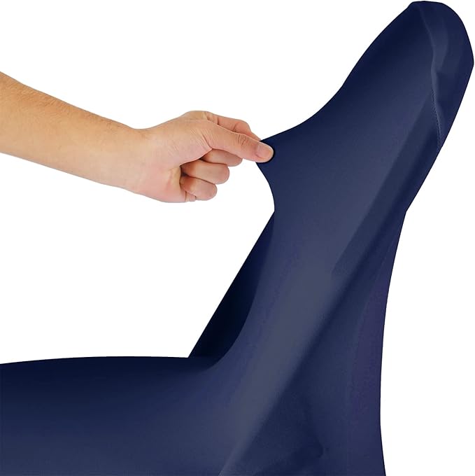 Spandex Chair Cover,25PCS,Living Room Folding Chair Covers,Removable Chair Covers Washable Protector Stretch Chair Cover for Party, Banquet,Wedding Event,Hotel(Navy)