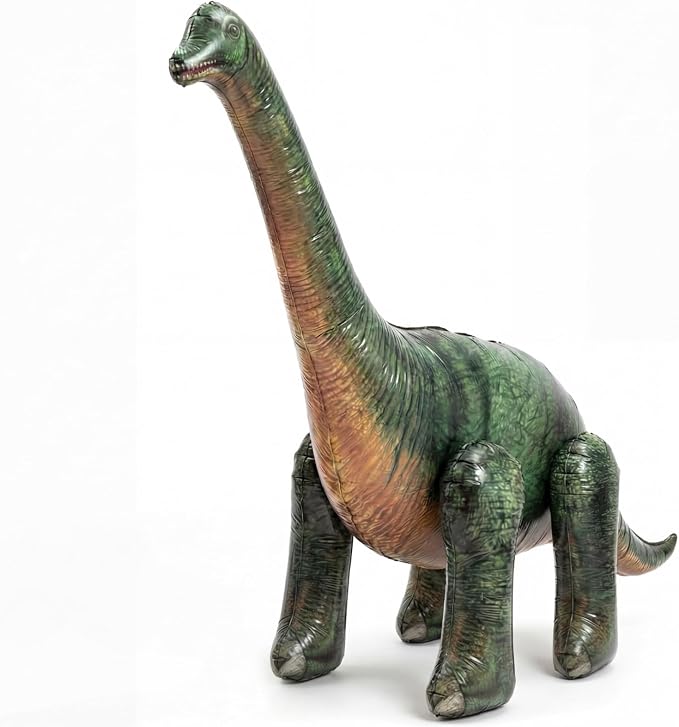 Skylety 7 ft x 4.2 ft Inflatable Dinosaur Balloon Blow up Dino Balloons Brachiosaurus Inflatable Toy for Dino Party Birthday Decorations Gift Jurassic Theme Party Supplies