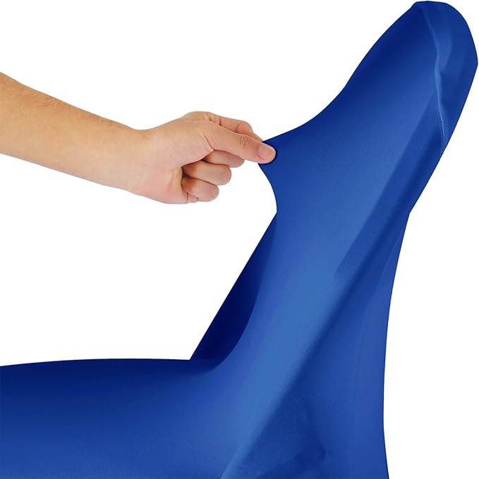 Spandex Chair Cover,12PCS,Living Room Folding Chair Covers,Removable Chair Covers Washable Protector Stretch Chair Cover for Party, Banquet,Wedding Event,Hotel(Royal Blue)