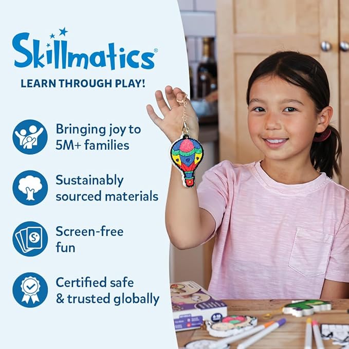 Skillmatics Party Favors (Pack of 15) - Dot It Animal Sticker Art for Kids, 500+ Stickers, Mess-Free Crafts, DIY Travel Activity, Return Gifts for Boys & Girls Ages 3, 4, 5, 6, 7