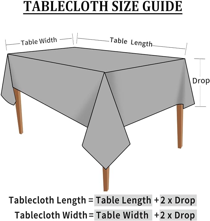Smiry Rectangle Table Cloth, Waterproof Heavy Duty Vinyl Tablecloths, Wipeable Washable Table Cover for Kitchen and Dining Room (Brown, 70" X 120")
