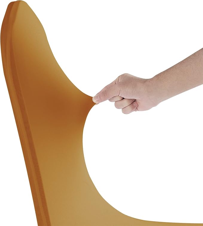 SuperO Waterproof Spandex Chair Cover 12PCS, Stretch Dining Chair Covers, Polyester Outdoor Chair Covers, Protector Stretch Chair Cover for Party Universal, Banquet, Wedding Event, Hotel(Gold)