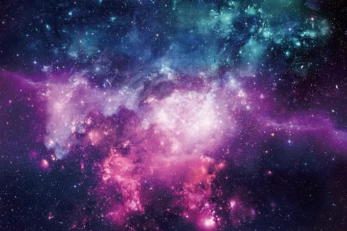Laeacco Galaxy Backdrop 10x7FT Starry Night Sky Outer Space Photography Background Universe Nebula Backdrop Newborn Baby Shower Birthday Party Decoration Banner Portrait Photo Booth