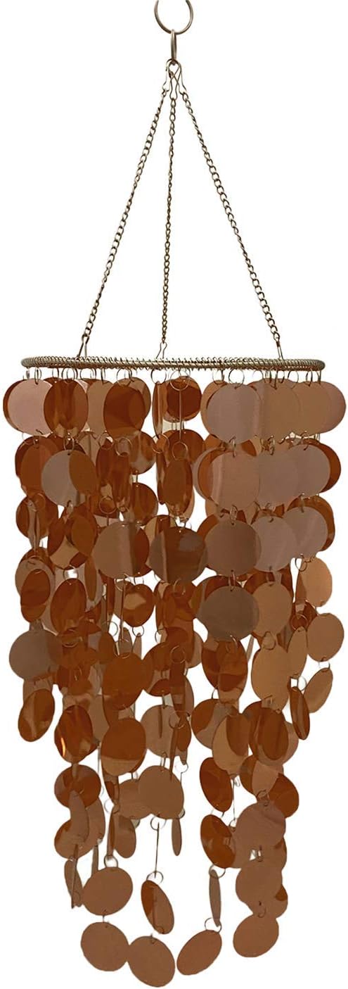 Bling Hanging Chandelier Great idea for Wedding Chandeliers Centerpieces Decorations and Any Event Party Decor (Rose Gold)