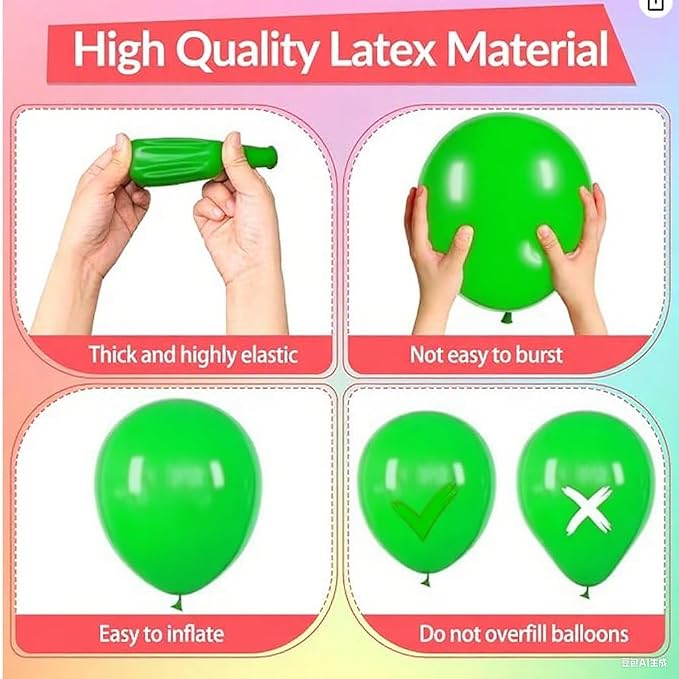 PageebO Alien Balloon Arch, Vibrant Balloons with Alien Inflatable Gun Explosion Star Mylar Balloon for Alien Theme Party Decorations Outdoor Indoor UFO Space Theme Birthday Party Star Party Decor