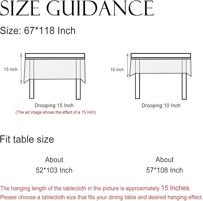ISAENNE Designer Vintage Linen Rectangular Tablecloth,118"x67"-Carol G | French Elegant Beautiful Long Table Cloth for Rectangle Table,Light Beige,Decoration,Dining,Kitchen,Thanksgiving,Christmas