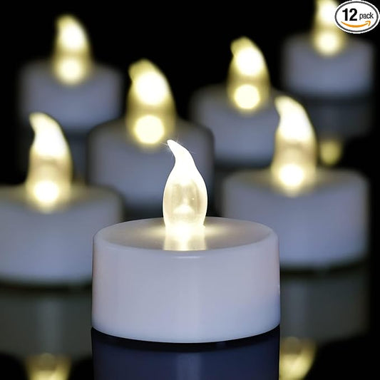 100 Pack LED Tea Lights Bulk, 200+ Hours Long Lasting Battery Operated Flameless Candles for Wedding Centerpieces, Proposal Decorations, Valentine's Day & Event Decor (Warm White)