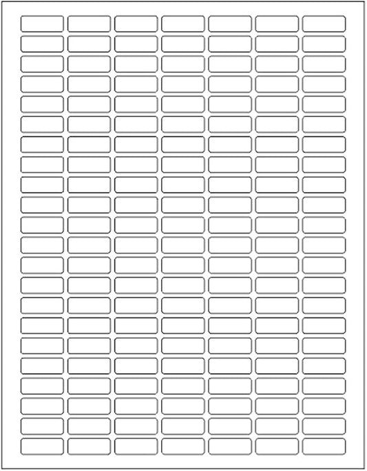 White Rectangular Labels + Bonus Color Labels - Value Pack - 1138 Pack