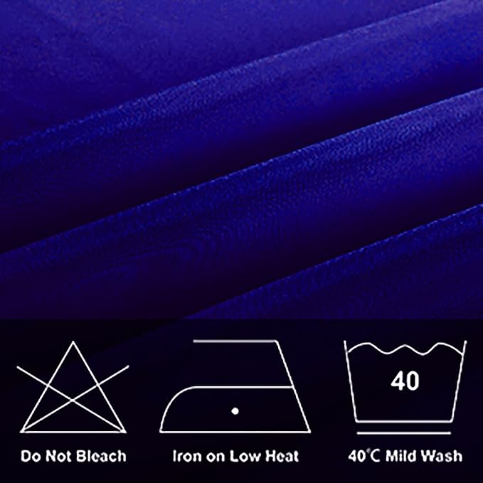 6 Pack Royal Blue Round Tablecloths 90 Inches Table Cloth Stain and Wrinkle Resistant Washable Polyester Table Cover Fabric for Party, Wedding,Dining,and Banquet Decoration