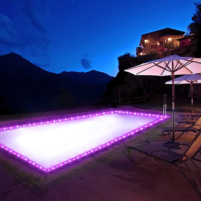 JMEXSUSS 66ft 200 LED Pink Solar Rope Lights with 8 Modes | Solar Christmas Lights Outdoor Waterproof LED, Pink Solar Fairy Lights for Fence,Gazebo,Yard,Walkway
