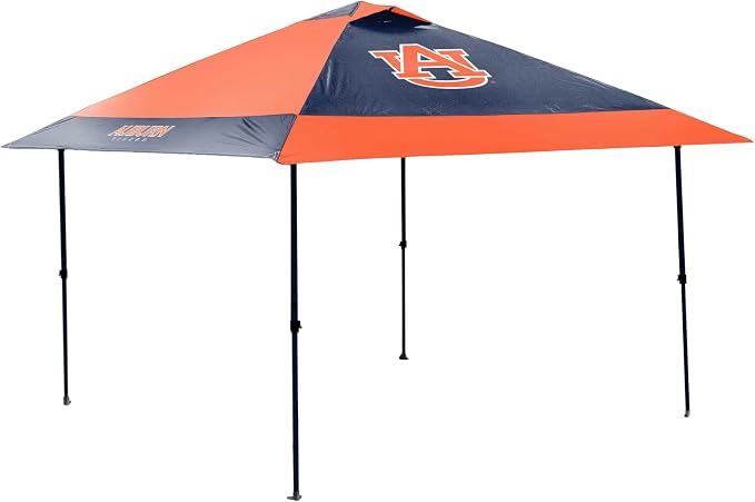 Logo Brands NCAA 12x12 Solo Up Canopy - 144 Square Feet of Shade – One-Person Easy Setup, UV-50 Protection, Rolling Storage Bag – Perfect Tent for Tailgates and Outdoor Events