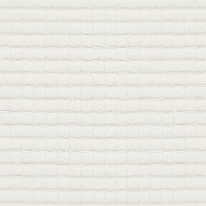 Easy-Going Stretch 4 Seater Sofa Slipcover 1-Piece Sofa Cover Furniture Protector Couch Soft with Elastic Bottom for Kids, Polyester Spandex Jacquard Fabric Small Checks Cream