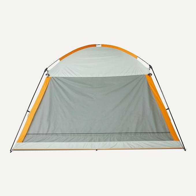 Amazon Basics Screened Canopy Tent, 12 x 12 ft with Zippered Enclosure, UPF50+ Sun Protection, Bug-Free Outdoor Shelter for Camping, Parties and Events