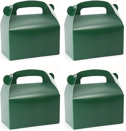 30pcs Dark Green Party Favor Gift Box, Cardboard Treat Box. Perfect for St. Patrick's Day, Birthday or Any Fun Party