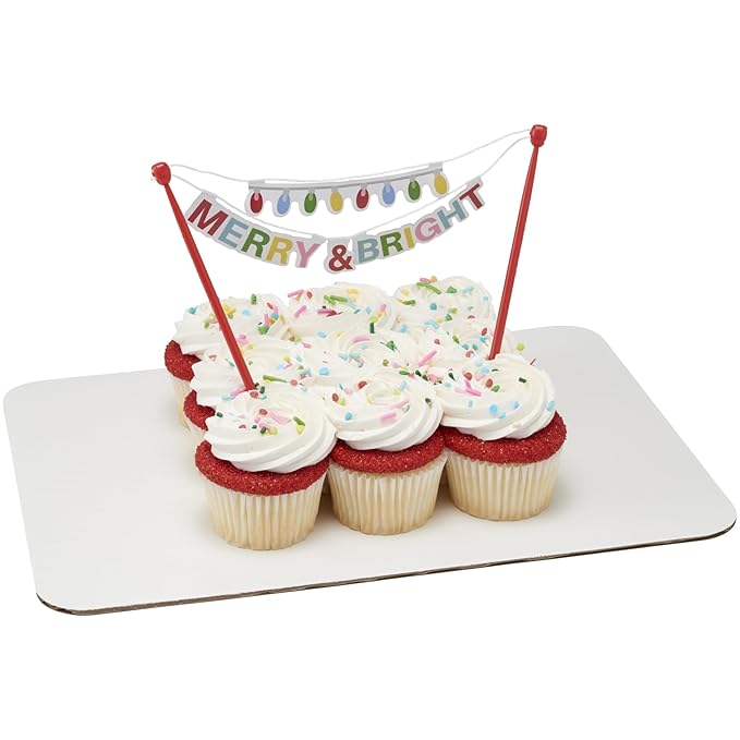 DECOPAC Merry & Bright Deluxe Fusion Mix Candy Sprinkles, 26oz, Fancy Christmas Sprinkles, Edible Festive Sprinkles For Celebration Cakes, Cupcakes, Cookies and Donuts, Multi