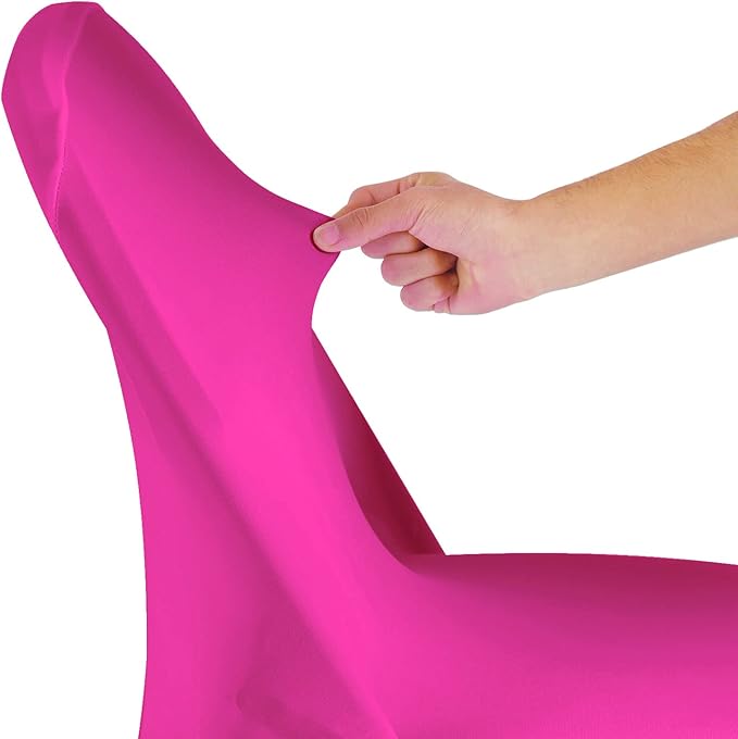 magalo 20 Pack Fuchsia Spandex Folding Waterproof Chair Cover, Stretch Chair Cover Protector for Wedding, Party, Dining Banquet and Other Special Events