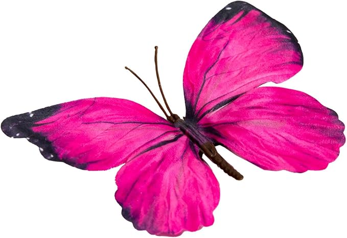 Wonderland Series' Artificial Butterfly; Home Decoration; Garden Decoration;12pieces with Wire (F Wire)