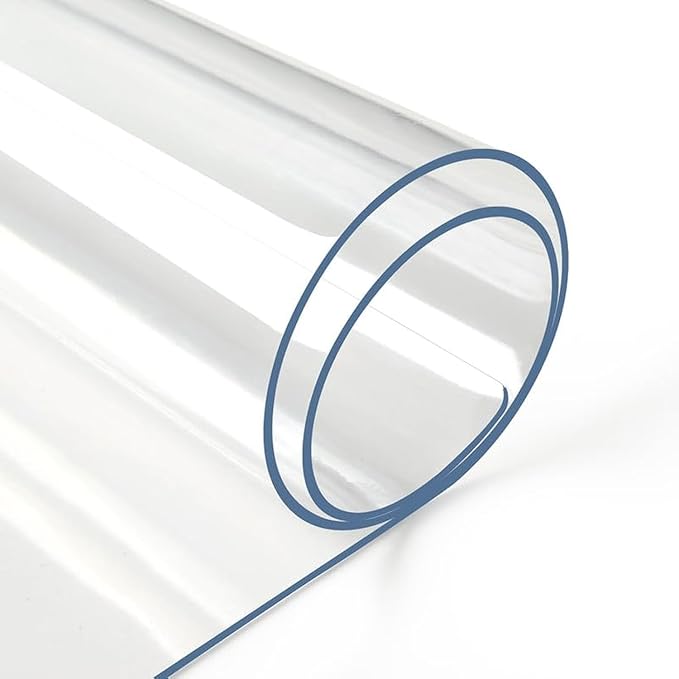 Deep Dream 2.0mm Clear Desk Cover Protector, 3640 Inch Mat, Rectangle Tablecloth for Dining Room