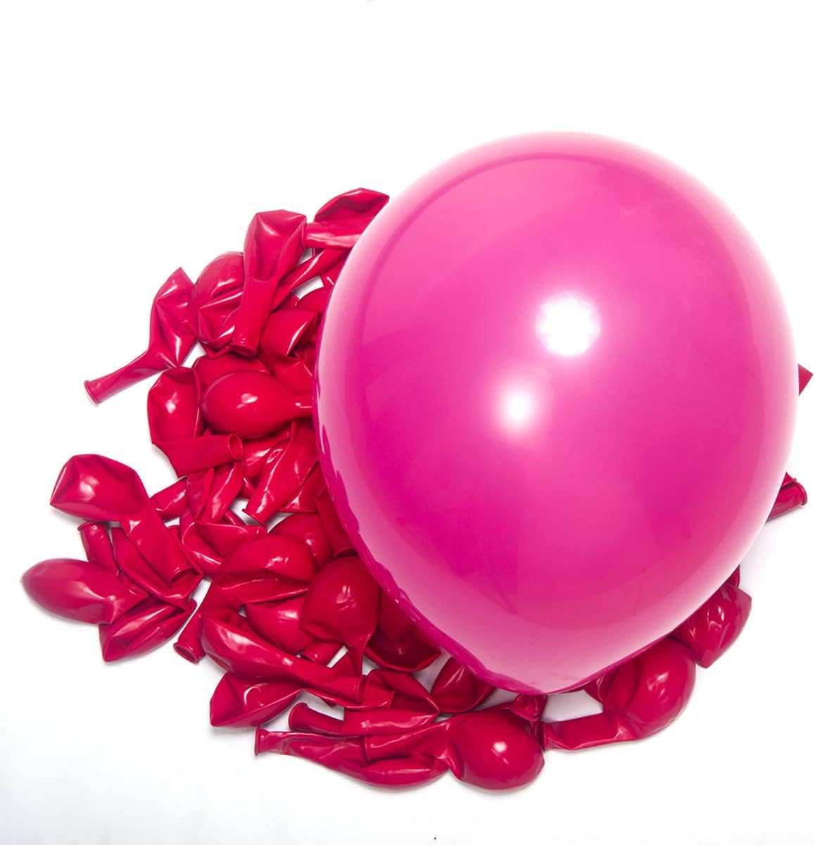 300 Pack Hot Pink Balloons 12 inch Dark Pink Latex Party Balloon Bulk for Various Party Events Decorations