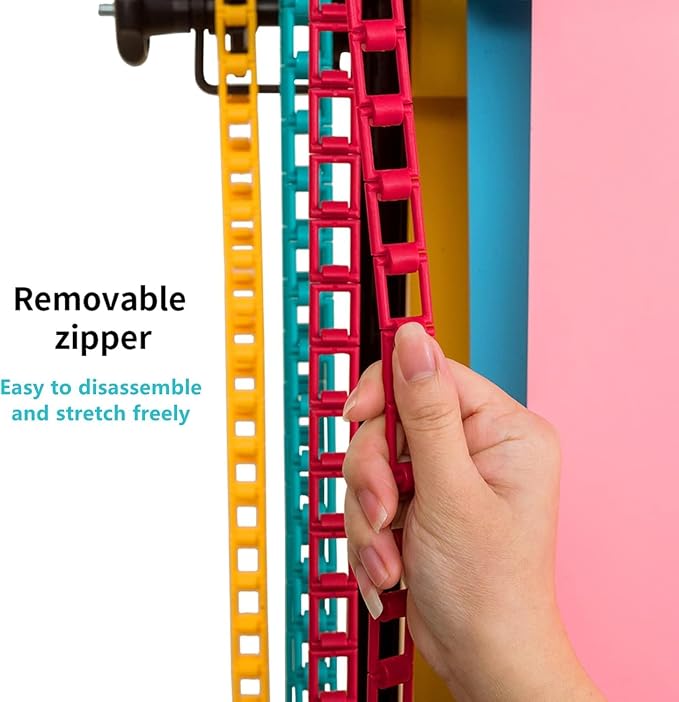 3 Roller Photography Backdrop Background Support Wall Mount Manual Pull Down System for Photo Studio with 6 Expand Bars + 3 Chains + 2 Tri-fold Hooks for Holding 3 Backdrops