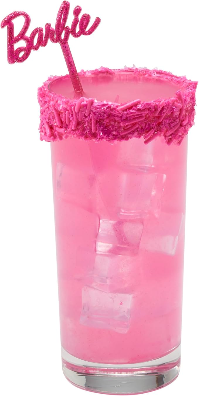 DecoPac Barbie Skewers For Cakes, Cupcakes, And More | 36 Pink Stir Sticks, Ideal For Birthday's, Parties And Celebrations. Personalize Your Baked Creations. Pack of 36