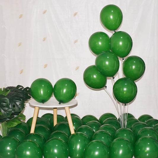 400 Pack Green Balloons 5 Inch Dark Green Latex Mini Small Balloon for Birthday Wedding Baby Shower Graduation Anniversary Jungle Christmas Party Decorations