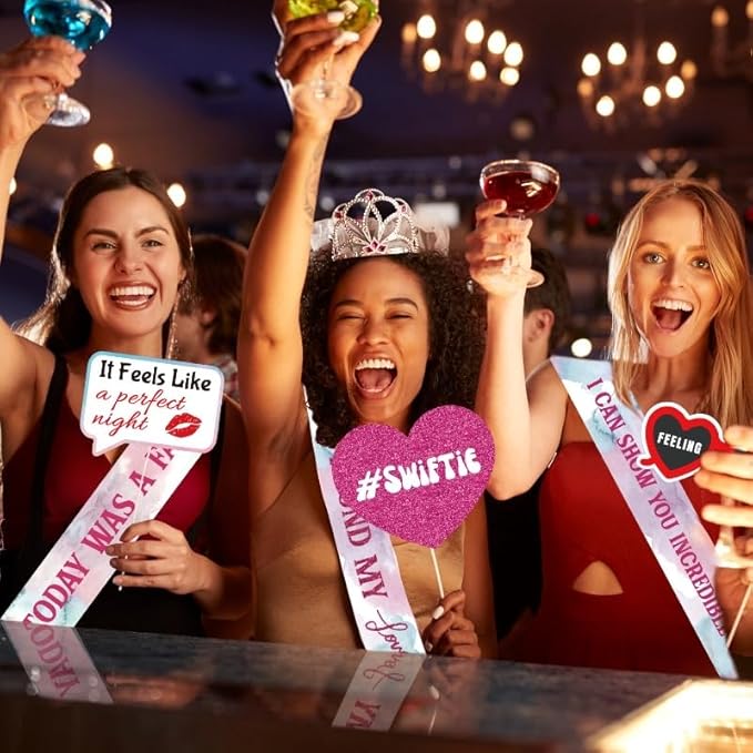 Taylor Party Decorations: Swiftee-Inspired Merch, Party Decor, Friendship Bracelets, Gifts and Stuff for Lover Bachelorette Party, Party Favors, Decorations, and Supplies (ERA)