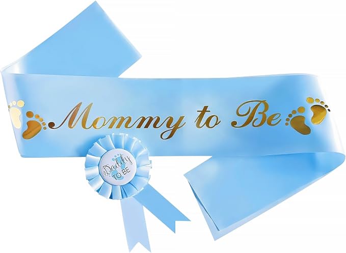 Party Spot！Bear Baby Shower Decorations Boy,80 pcs Balloons,4 Wood Grain Blocks with Letter,"We can bearly wait" Backdrop,Banner,Tablecloth,Balloon Pump, Blue Brown Bear Theme