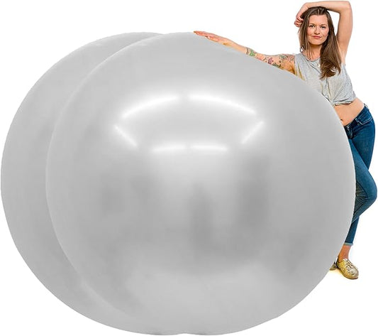 | Giant Balloons 72 Inch Jumbo | Ready to Inflate with Air, Helium or Fill with Water | Decorate Your Events