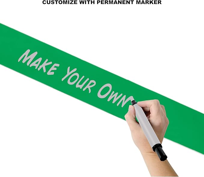Satin Sash (green) Party Accessory (1 count) (1/Pkg) (Pack of 2)