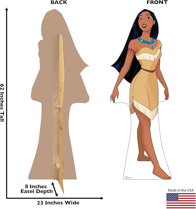 Cardboard People Pocahontas Cardboard Cutout Standup - Disney