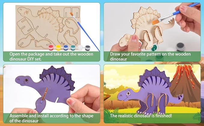146pcs Dinosaur Party Favors - Dinosaur Birthday Party Supplies & Non-woven Goodie Bags for Kids Birthday, Dino Themed Party Decorations Gifts Pinata Fillers Stuffers Toys