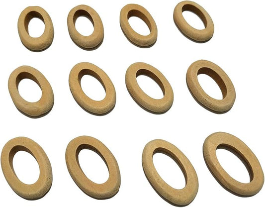 50Pcs Unfinished Wooden Earrings Wood Pendants Earrings Charms Circle Earrings Jewelry Findings for Women Jewelry Making or DIY Craft Prject
