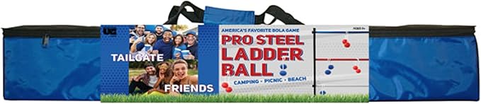 Front Porch Classics, Maranda Enterprises Ladderball Pro Steel, Black, Blue, Red, White
