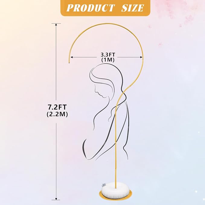 Metal Question Mark Arch Backdrop Stand Gender Reveal Balloon Arch Frame Wedding Arches for Ceremony Baby Shower Baby Gender Reveal Boy or Girl Birthday Party Decorations