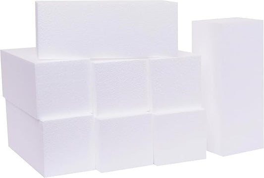 Silverlake 4x4x8 Craft Foam for Styrofoam Block Projects (8-Pack)