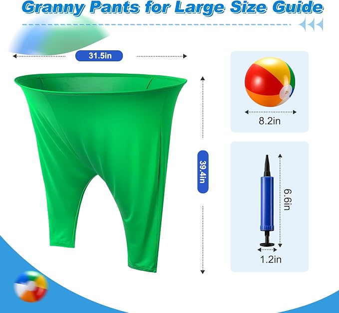 Granny Pants Yard Game Sets,4PCS Granny Pants Family Party Outdoor Games with Bouncy Balls for Adults and Kids,The Family Reunion Ultimate Backyard Party Games