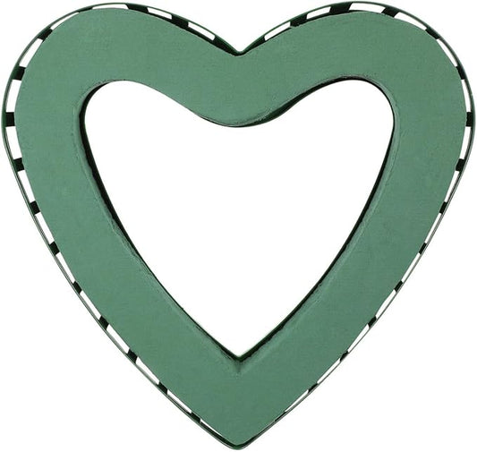 VICASKY Floral Foam Cage Heart-Shaped with Suction Holder Professional Flower Stand for Weddings Easy to Install Plastic Accessory Wedding Car and Special Events Design Base